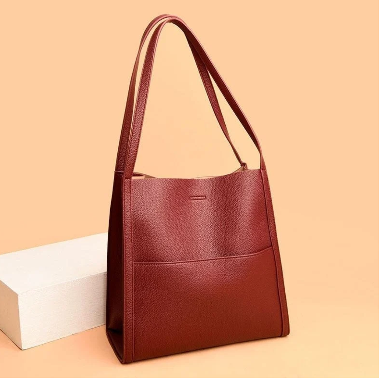 Alena | Bolso de hombro de piel para mujer