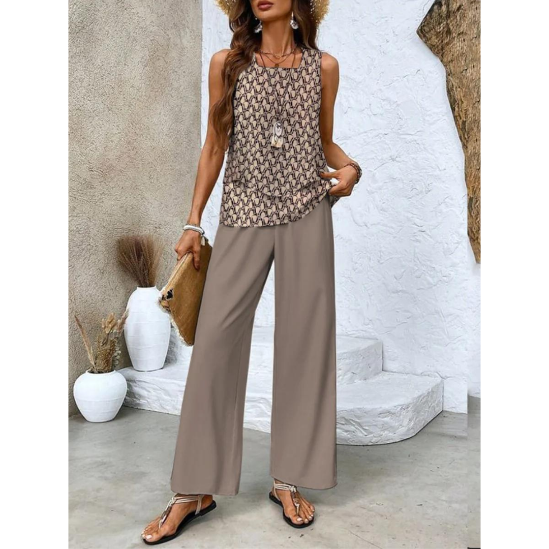 Conjunto veraniego ligero para mujer, ideal para días cálidos y salidas casuales
