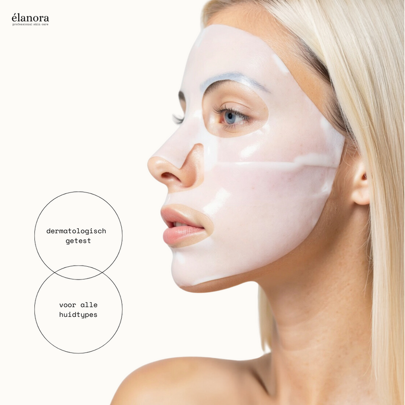 Máscara facial de colágeno para cuidado intensivo de la piel