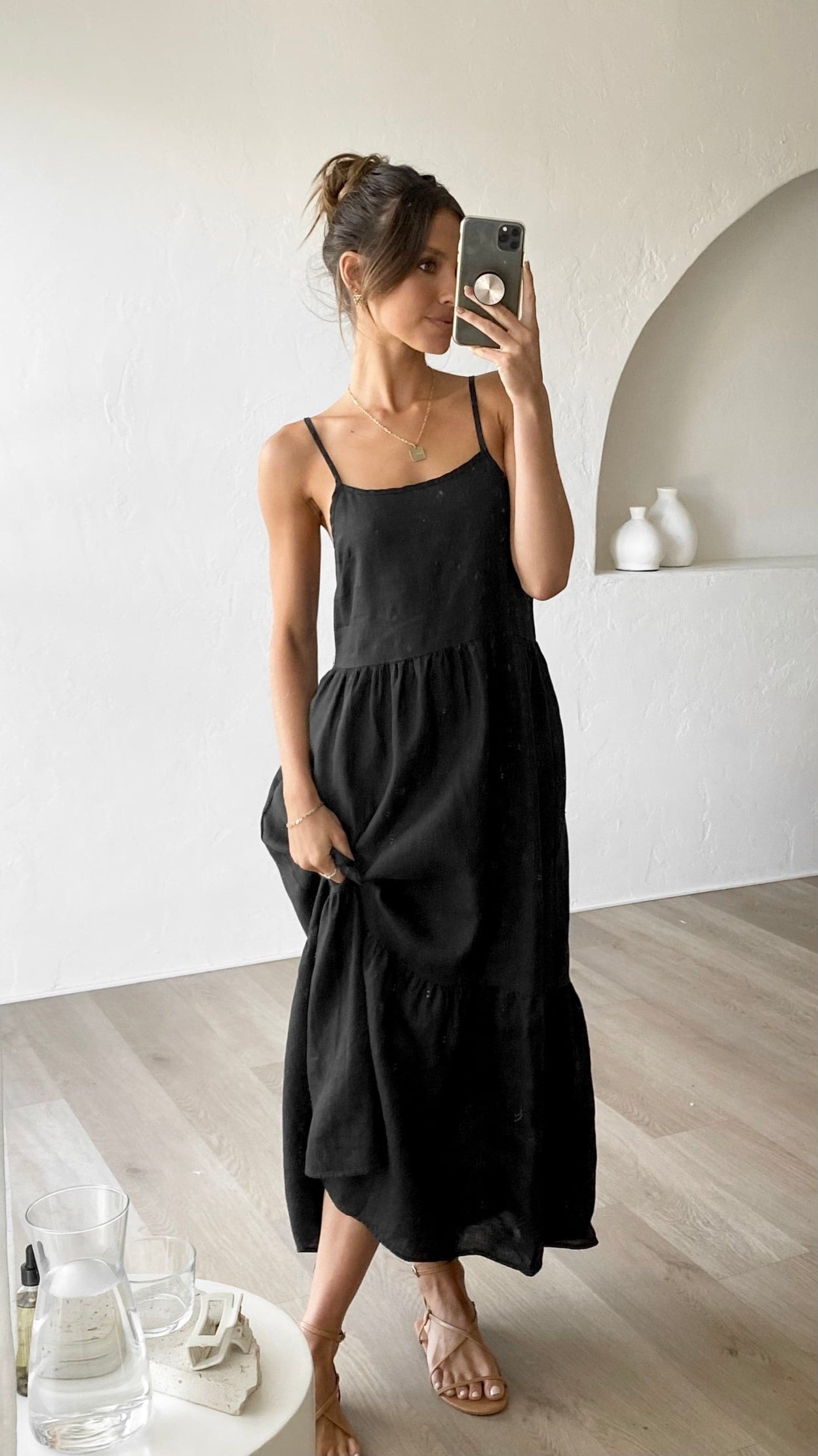 Vestido Nico Maxi - Negro