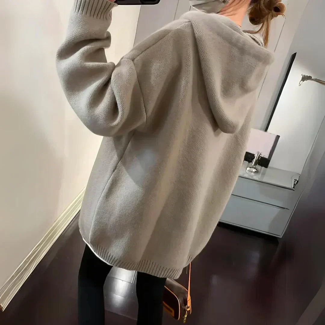 Sudadera con Capucha Oversized para Mujer con Estilo Moderno