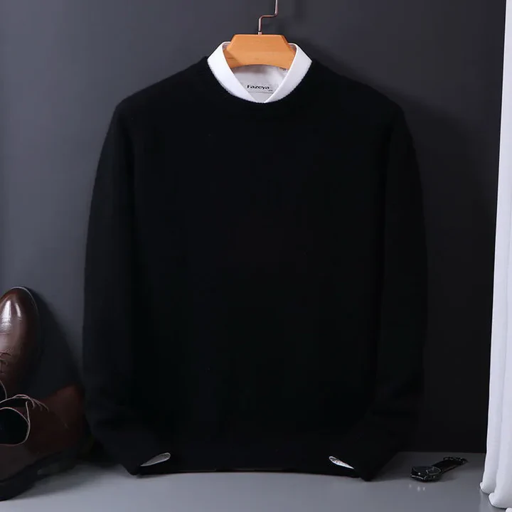 Suéter elegante para Hombre con Escote Regular