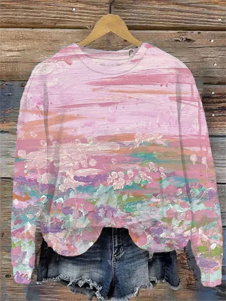 Sudadera luminosa con estampado: estilo y comodidad para el día a día