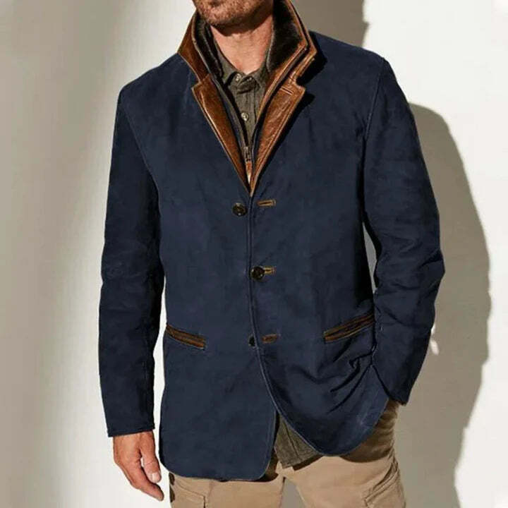 Elegante chaqueta vintage para hombres con estilo