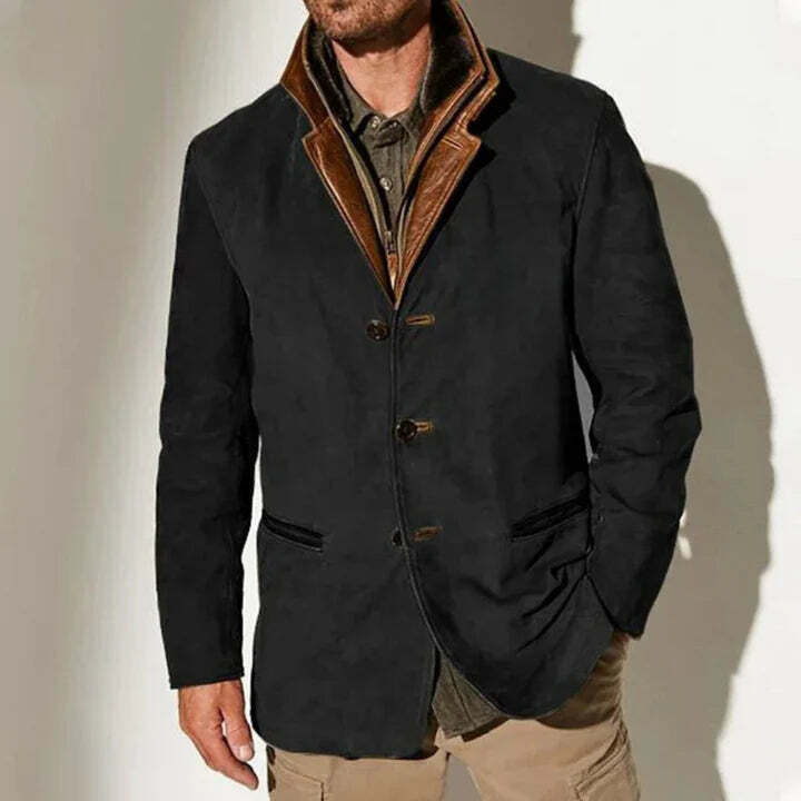 Elegante chaqueta vintage para hombres con estilo