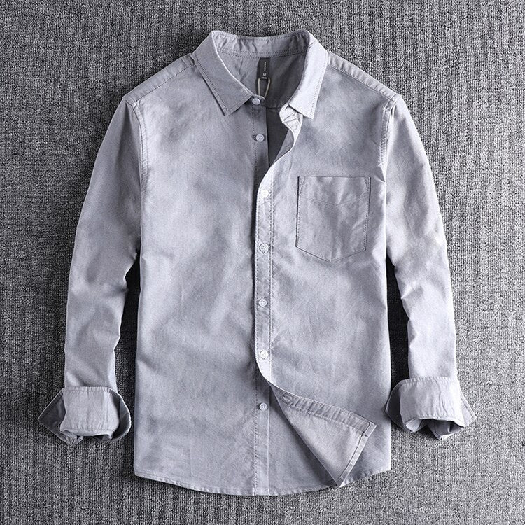 Camisa de manga larga con estilo para hombre: tu elección ideal