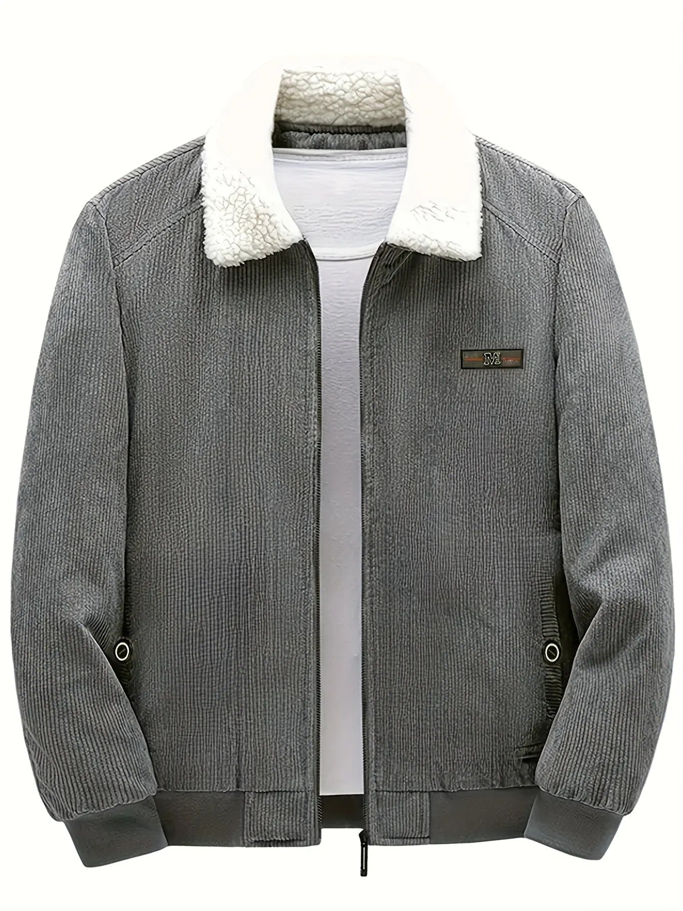 Chaqueta de Invierno Retro de Manga Larga para Hombre