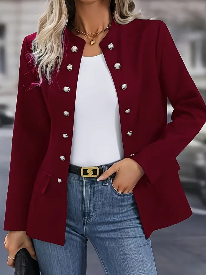 Chaqueta elegante con botones: ideal para la oficina