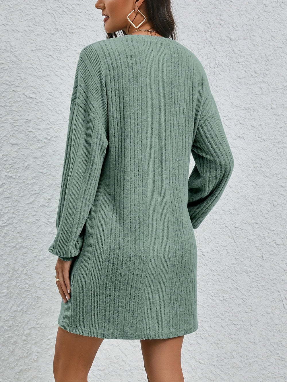 Vestido elegante tipo suéter para mujer