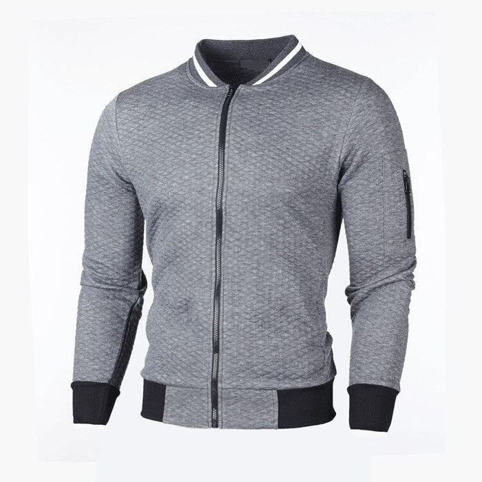 Chaqueta casual para hombre con diseño minimalista y cálido