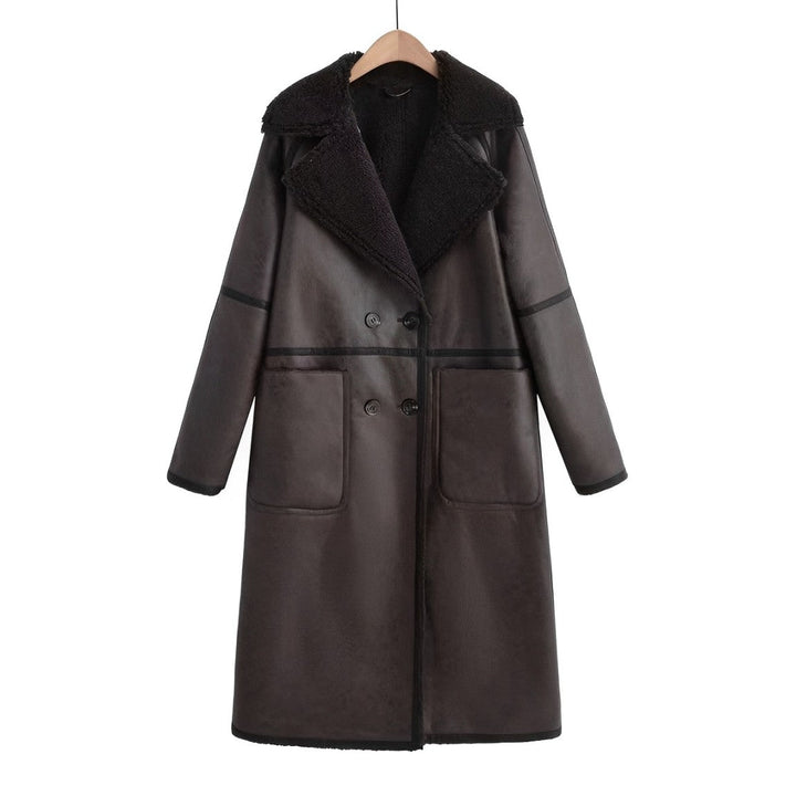 Abrigo Largo para Mujer con Cinturón - Elegante y Versátil