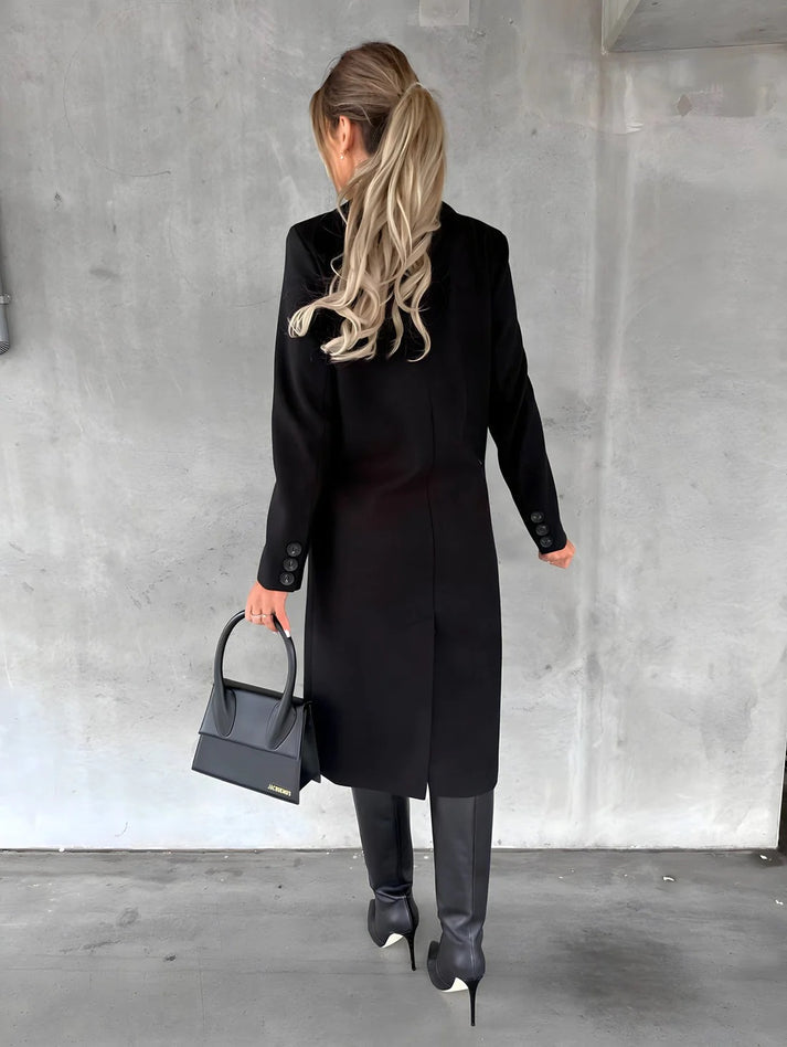 Abrigo Casual Elegante para Mujer – Perfecto para Otoño e Invierno