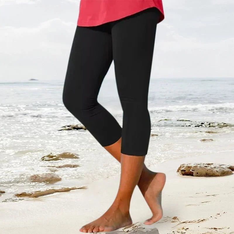 Leggings lisos de ocio para mujer