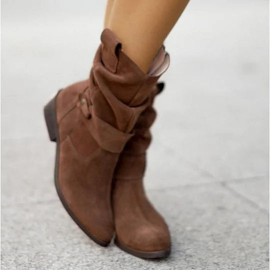 Botas altas cómodas de mujer otoño-invierno para el día a día