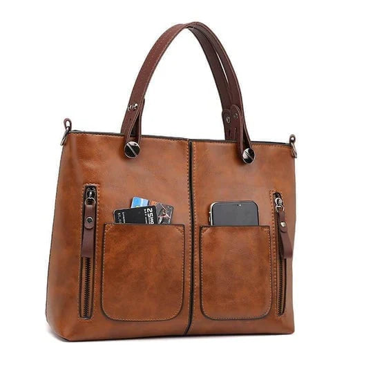 Bolso de hombro de estilo vintage para mujer