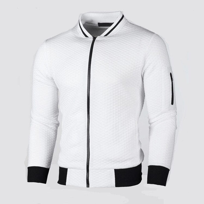 Chaqueta casual para hombre con diseño minimalista y cálido