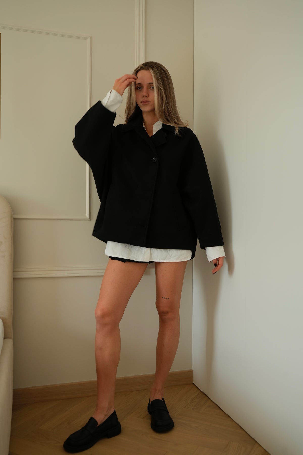 Abrigo Oversized para Mujer - Cálido y Cómodo