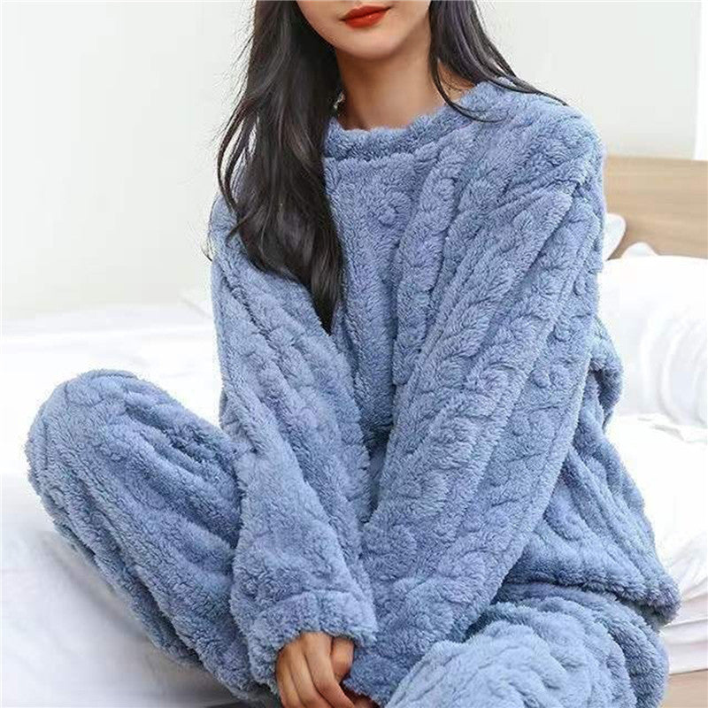Juego de Pijama Cálido y Acogedor para Mujeres – Estilo y Comodidad para Todas las Noches