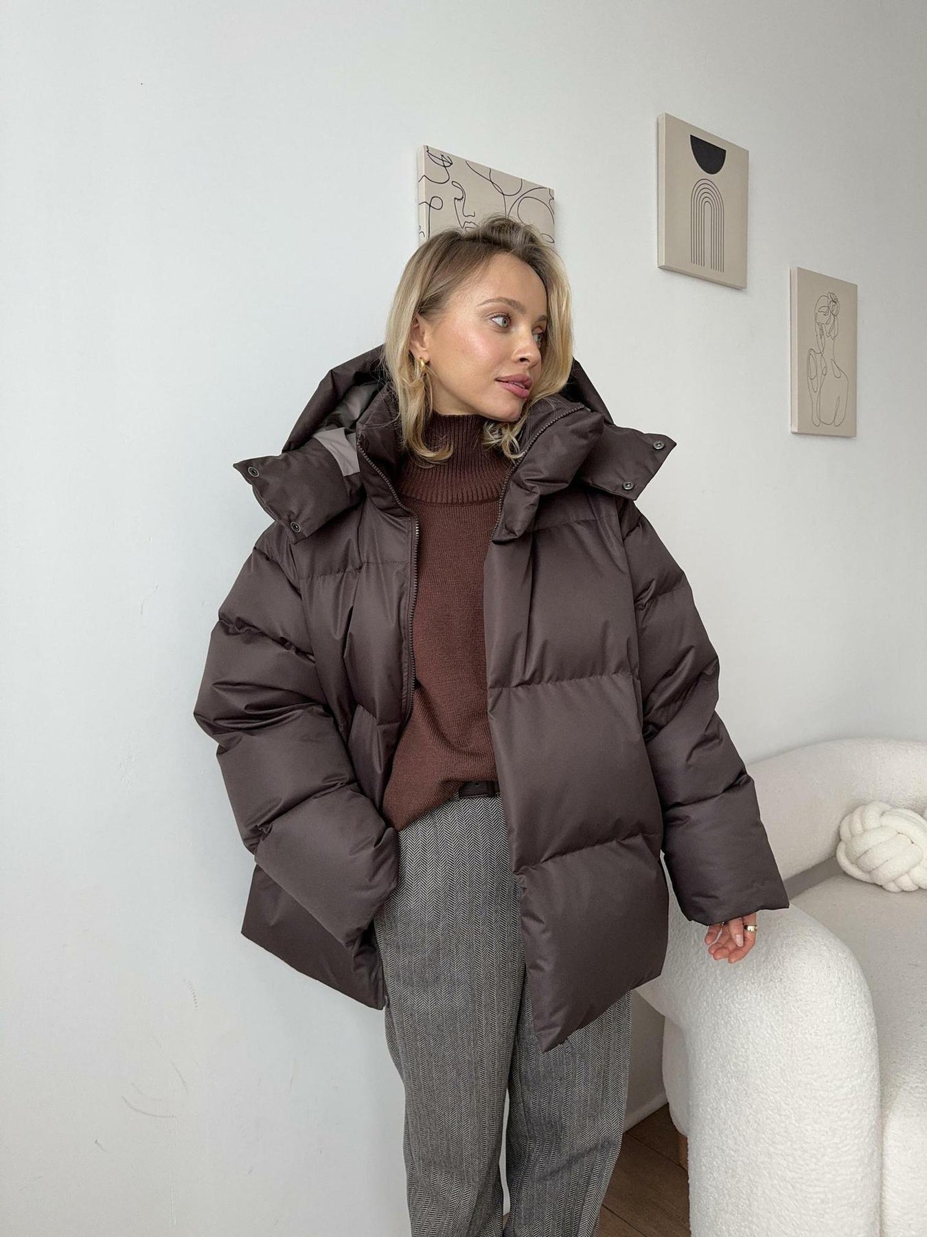 Chaqueta oversize moderna para mujeres - Estilo casual y elegante
