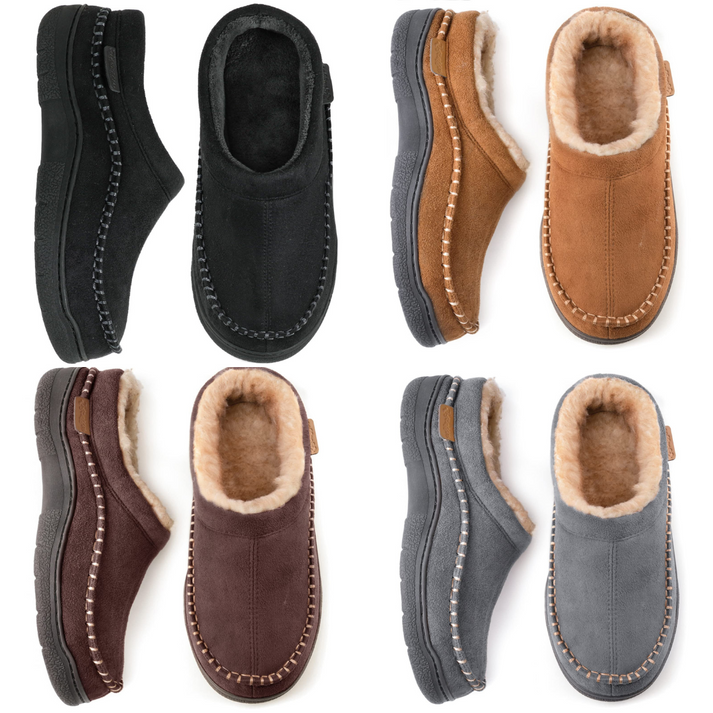 Pantuflas Cómodas para Hombre - Suaves y Elegantes para Casa