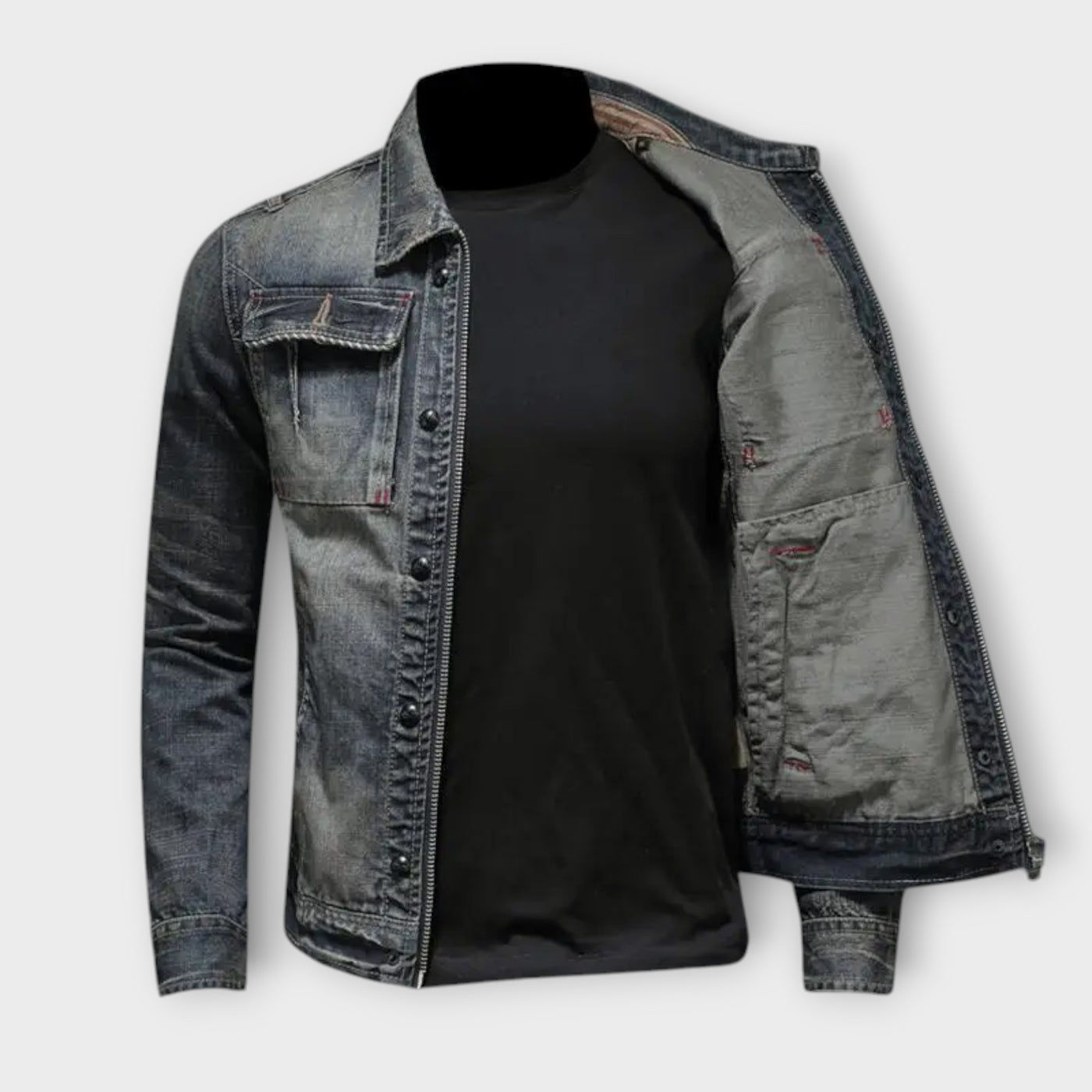 Chaqueta retro para hombre con diseño clásico y estilo moderno