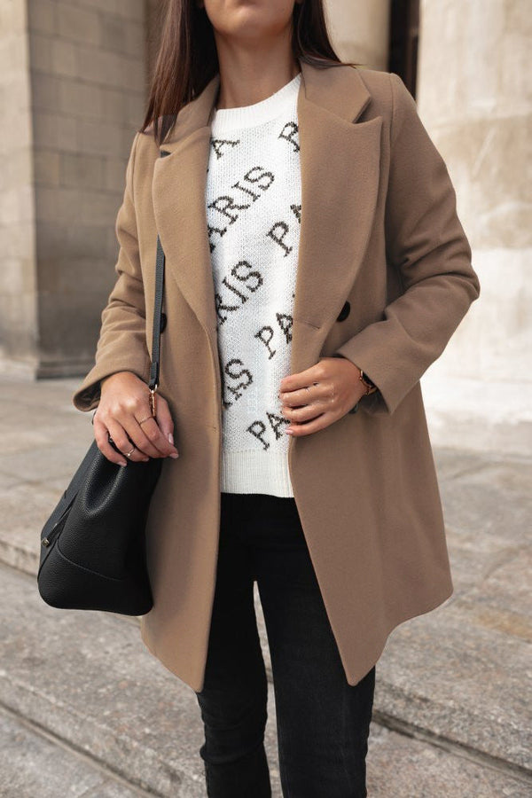 Abrigo Largo Casual con Estilo Moderno para el Invierno