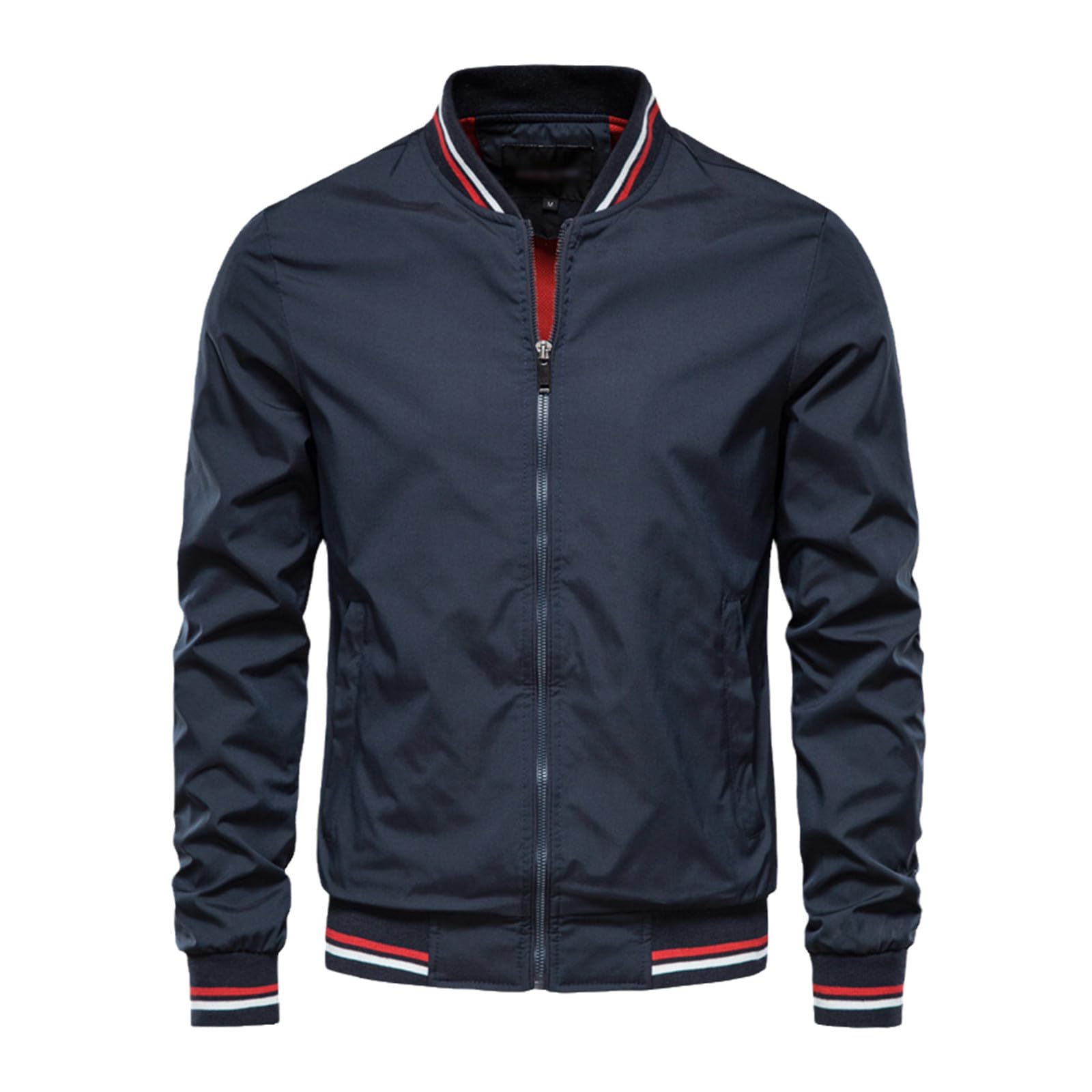 Chaqueta para Hombre con Cuello Mao – Elegante y Moderna