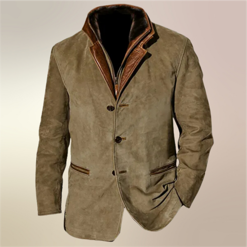 Chaqueta para hombre con diseño vintage y moderno