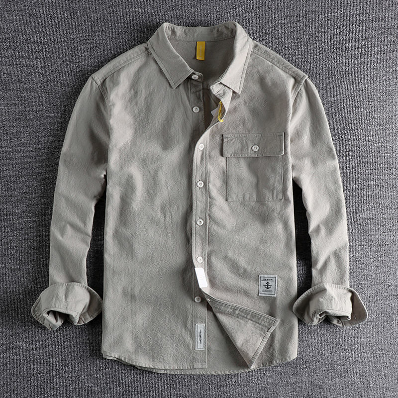 Camisa con textura gruesa para un mira elegante