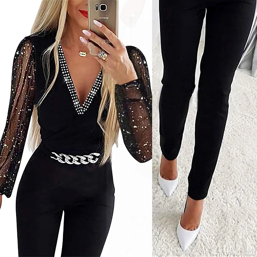 Mono elegante para mujer con diseño sofisticado y mangas brillantes