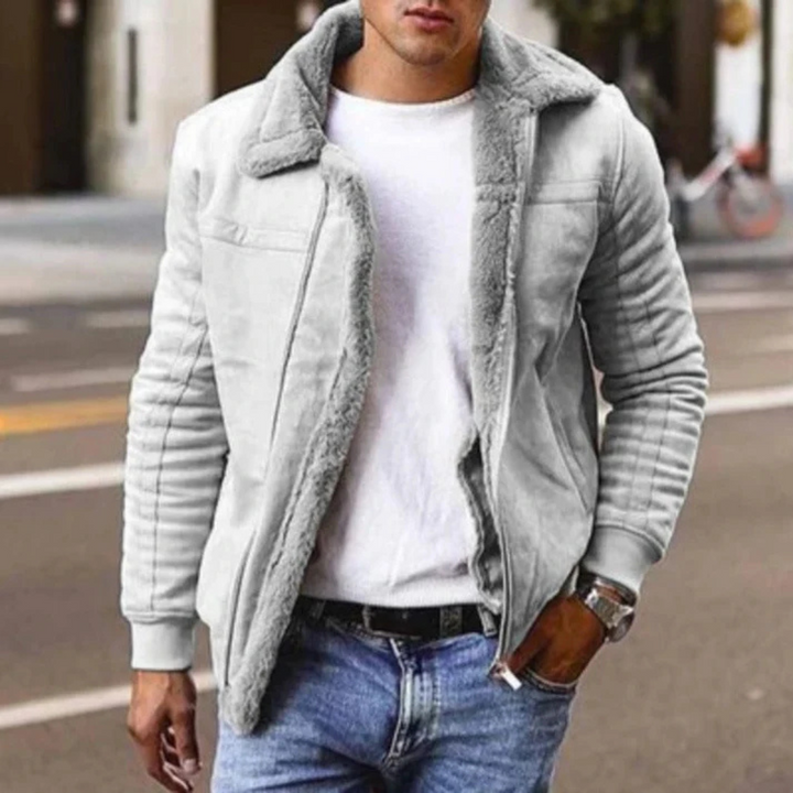 Chaqueta de invierno para hombre con diseño moderno y elegante