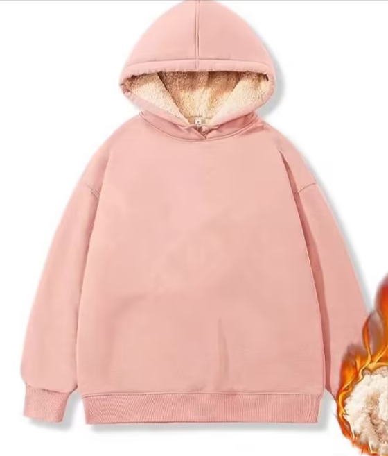 Abrigo cálido para mujer con capucha profunda y mangas largas ideal para días fríos