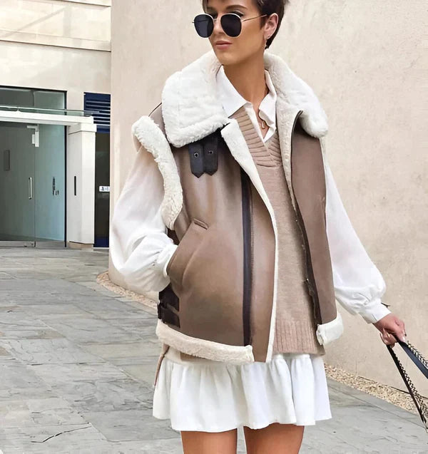 Chaleco de Otoño para Mujer con Diseño Moderno