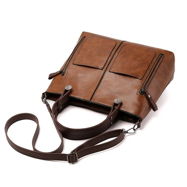 Bolso de hombro de estilo vintage para mujer