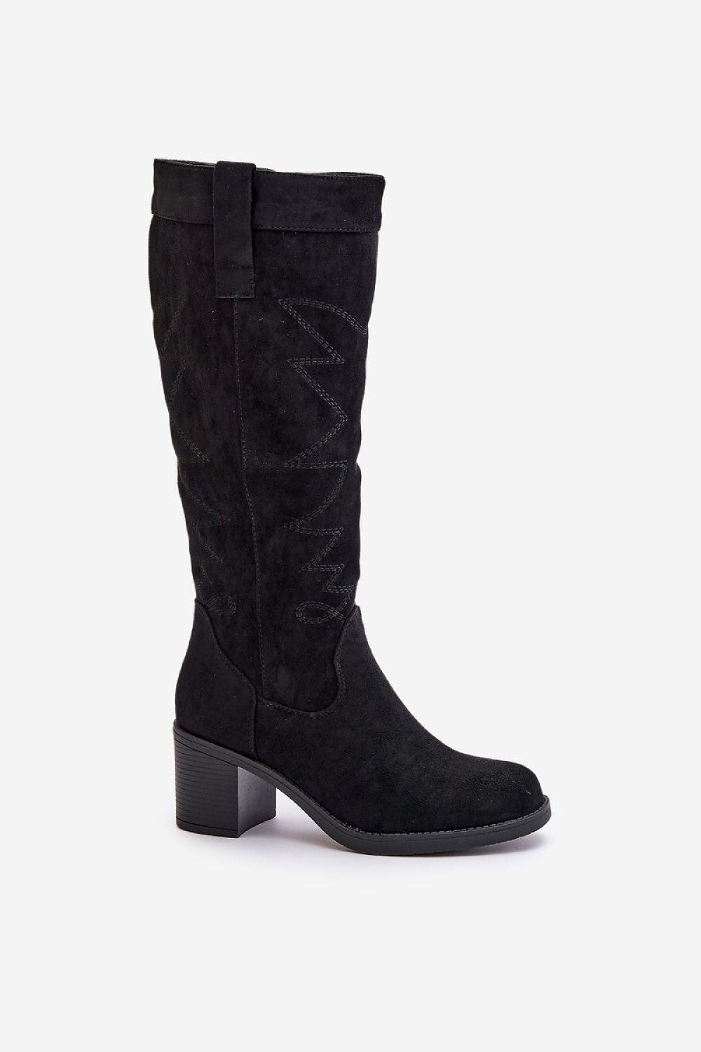 Botas elegantes de tacón bajo para un estilo casual y moderno