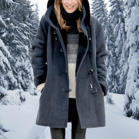 Abrigo suave para mujer perfecto para el invierno