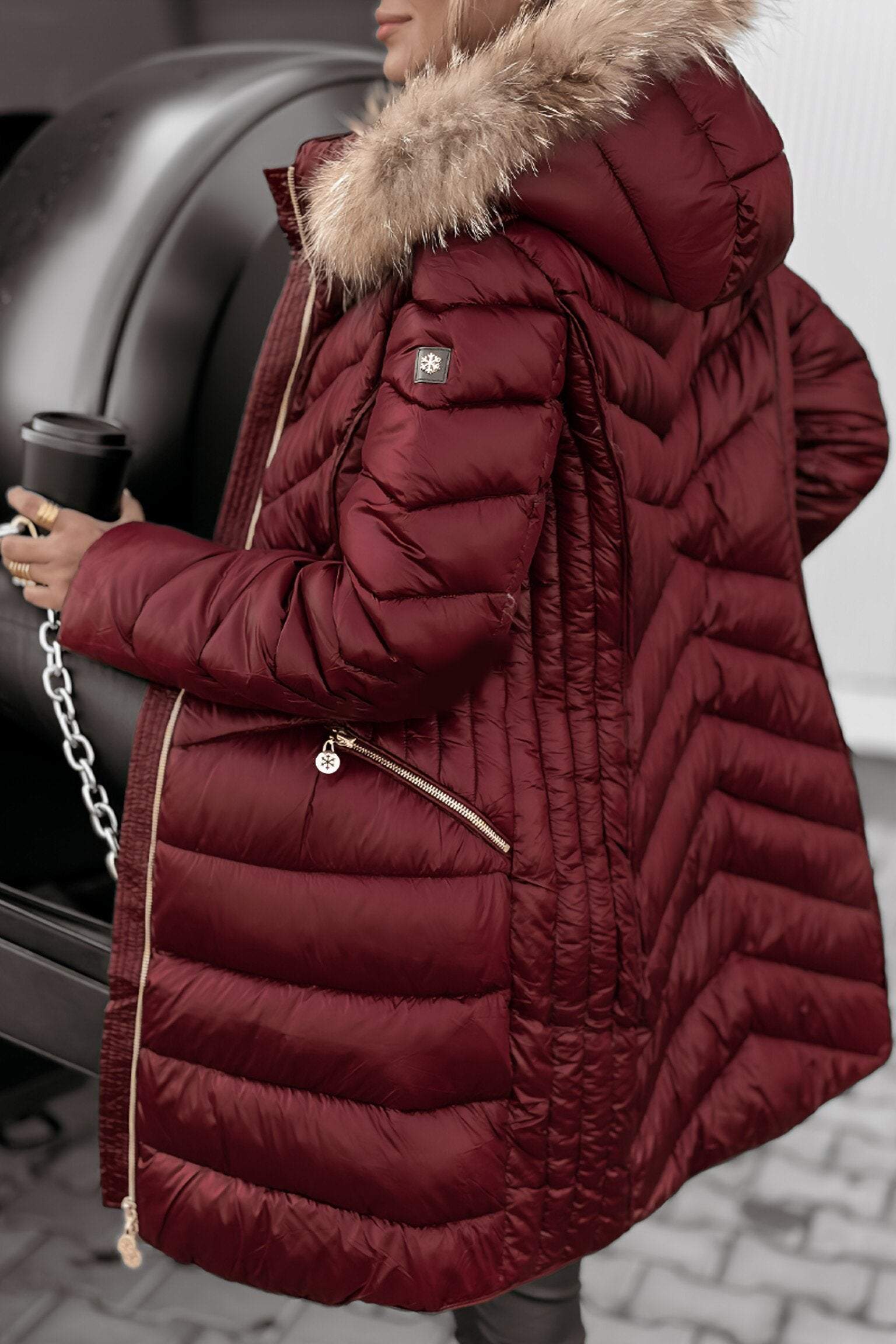 Abrigo de Invierno para Mujer con Capucha Cálido - Elegante y Cómodo para el Frío