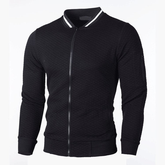 Chaqueta casual para hombre con diseño minimalista y cálido