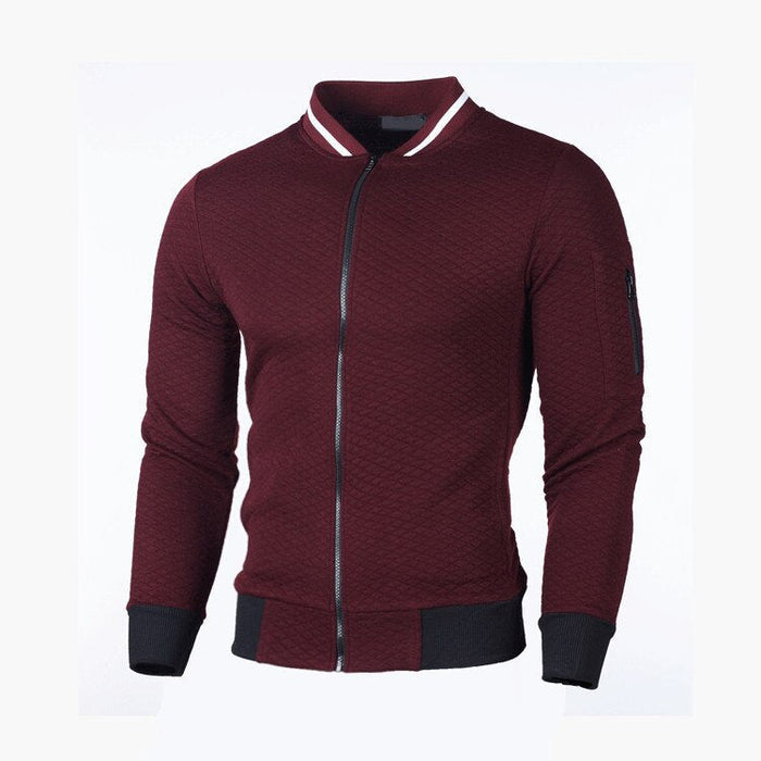 Chaqueta casual para hombre con diseño minimalista y cálido