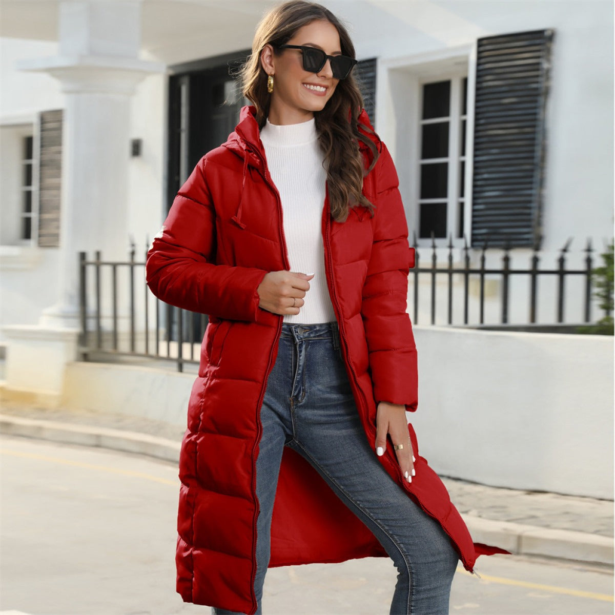 Abrigo Largo de Invierno para Mujer con Estilo y Comodidad