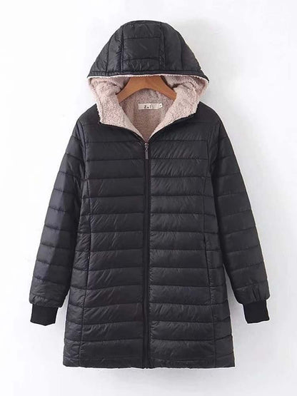 Chaqueta de invierno cálida para mujeres con diseño elegante