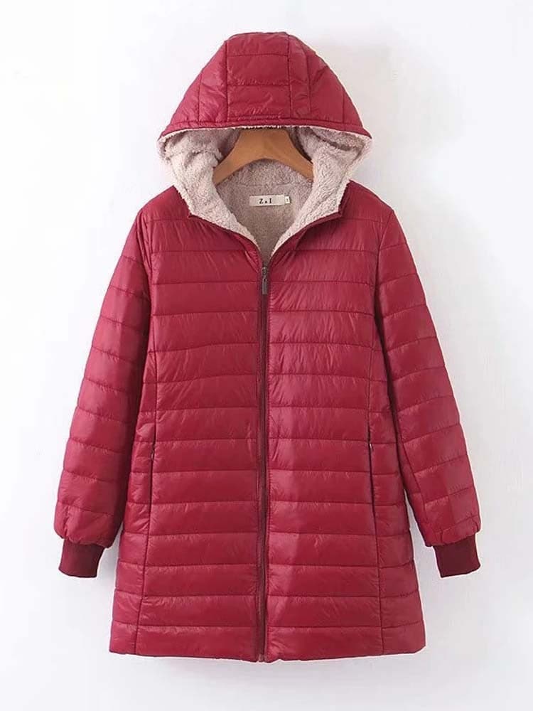 Chaqueta de invierno cálida para mujeres con diseño elegante