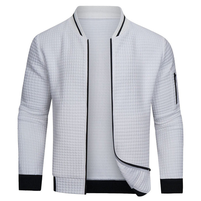 Chaqueta casual para hombre con diseño minimalista y cálido