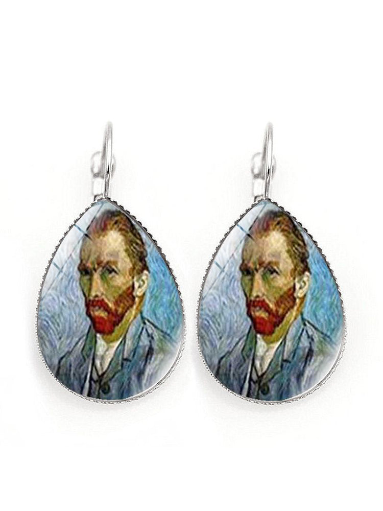 Pendientes de la serie Vincent Art Vintage