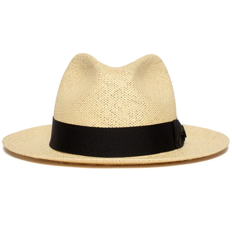 Se puede enrollar para guardarlo-Sombrero de Panamá Clásico de Viajero