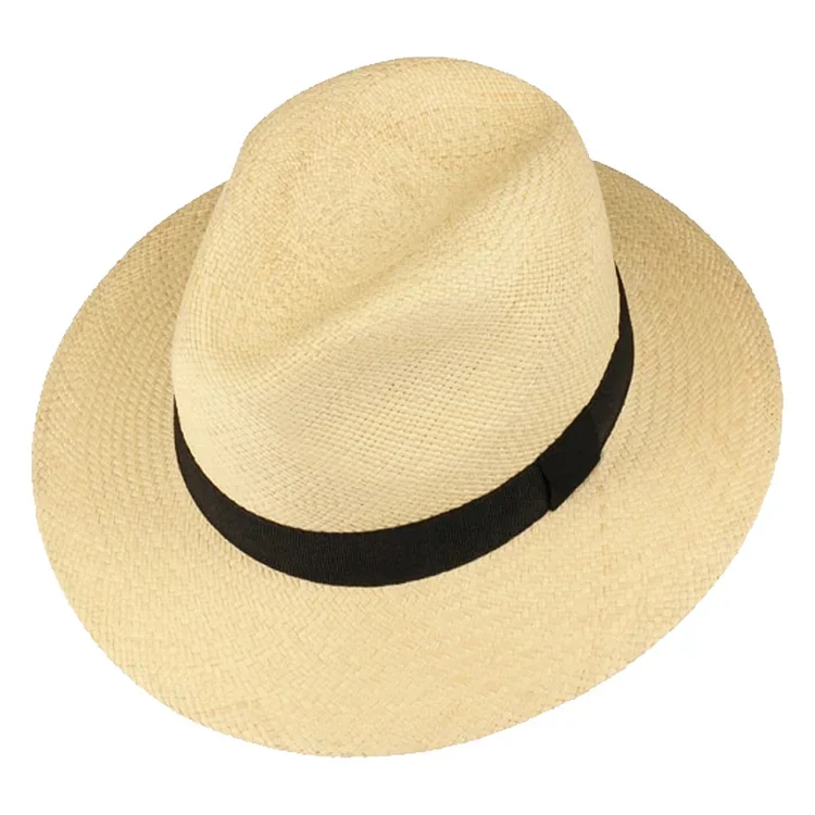 Se puede enrollar para guardarlo-Sombrero de Panamá Clásico de Viajero